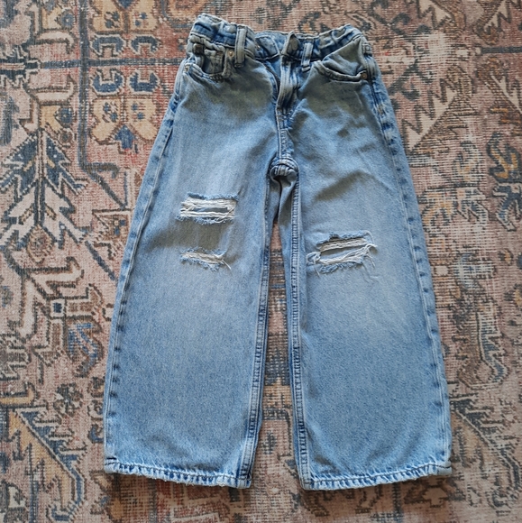 Gap size 5 low rise stride wide jeans - Picture 1 of 7